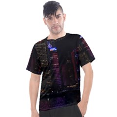 Hong Kong China Asia Skyscraper Men s Sport Top by Amaryn4rt