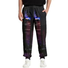 Hong Kong China Asia Skyscraper Men s Elastic Waist Pants by Amaryn4rt