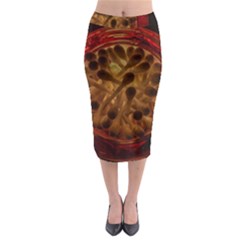 Light Picture Cotton Buds Midi Pencil Skirt by Amaryn4rt