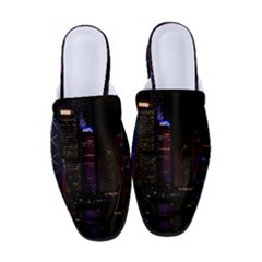 Hong Kong China Asia Skyscraper Women s Classic Backless Heels by Amaryn4rt