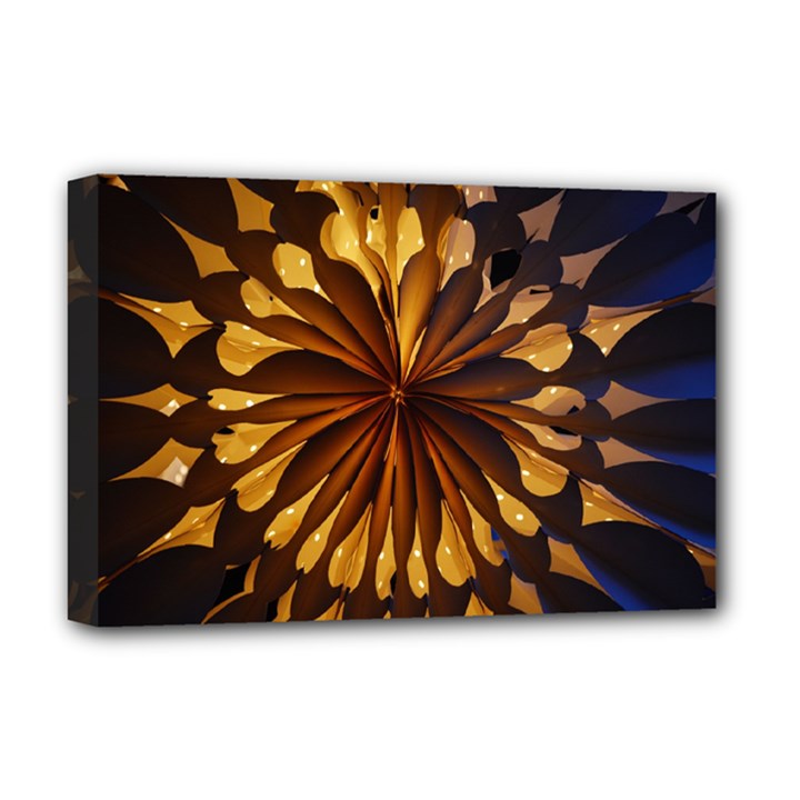 Light Star Lighting Lamp Deluxe Canvas 18  x 12  (Stretched)