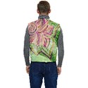 Colorful Design Acrylic Canvas Men s Button Up Puffer Vest	 View4