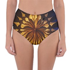 Light Star Lighting Lamp Reversible High-waist Bikini Bottoms by Amaryn4rt