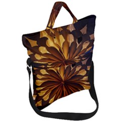 Light Star Lighting Lamp Fold Over Handle Tote Bag by Amaryn4rt