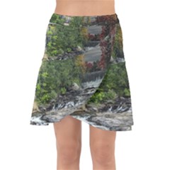 Landscape Summer Fall Colors Mill Wrap Front Skirt