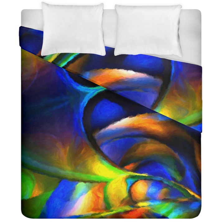 Light Texture Abstract Background Duvet Cover Double Side (California King Size)