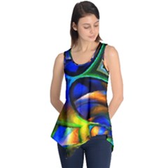 Light Texture Abstract Background Sleeveless Tunic by Amaryn4rt