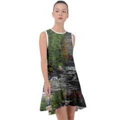 Landscape Summer Fall Colors Mill Frill Swing Dress