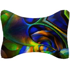 Light Texture Abstract Background Seat Head Rest Cushion by Amaryn4rt