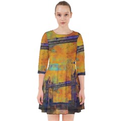 London Tower Abstract Bridge Smock Dress by Amaryn4rt