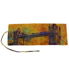 London Tower Abstract Bridge Roll Up Canvas Pencil Holder (s) by Amaryn4rt