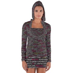 Full Frame Shot Of Abstract Pattern Long Sleeve Hooded T-shirt by Amaryn4rt