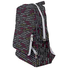 Full Frame Shot Of Abstract Pattern Travelers  Backpack by Amaryn4rt