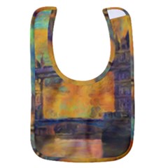 London Tower Abstract Bridge Baby Bib by Amaryn4rt