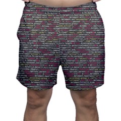 Full Frame Shot Of Abstract Pattern Men s Shorts by Amaryn4rt