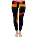 Plastic Brush Color Yellow Red Classic Winter Leggings View1