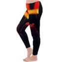 Plastic Brush Color Yellow Red Classic Winter Leggings View2