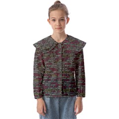 Full Frame Shot Of Abstract Pattern Kids  Peter Pan Collar Blouse by Amaryn4rt