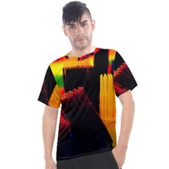 Plastic Brush Color Yellow Red Men s Sport Top