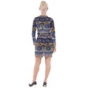 Peace Monument Werder Mountain Button Long Sleeve Dress View2