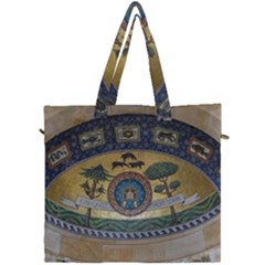 Peace Monument Werder Mountain Canvas Travel Bag by Amaryn4rt