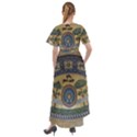 Peace Monument Werder Mountain Front Wrap High Low Dress View2