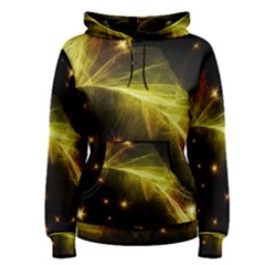 Particles Vibration Line Wave Women s Pullover Hoodie by Amaryn4rt