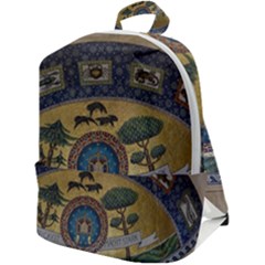 Peace Monument Werder Mountain Zip Up Backpack by Amaryn4rt