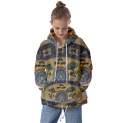 Peace Monument Werder Mountain Kids  Oversized Hoodie by Amaryn4rt