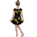 Particles Vibration Line Wave Kids  Cap Sleeve Dress View2