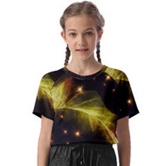 Particles Vibration Line Wave Kids  Basic T-shirt