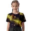 Particles Vibration Line Wave Kids  Basic T-Shirt View1