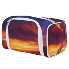 Sunset The Pacific Ocean Evening Toiletries Pouch by Amaryn4rt