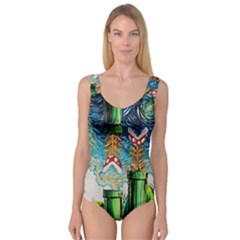 Cartoon Game Games Starry Night Doctor Who Van Gogh Parody Princess Tank Leotard  by Modalart