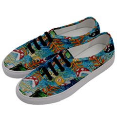 Cartoon Game Games Starry Night Doctor Who Van Gogh Parody Men s Classic Low Top Sneakers by Modalart