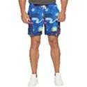 Starry Night In New York Van Gogh Manhattan Chrysler Building And Empire State Building Men s Runner Shorts View1