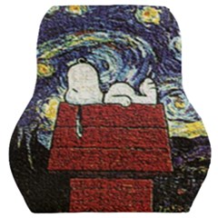 Cartoon Dog House Van Gogh Car Seat Back Cushion  by Modalart