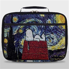 Cartoon Dog House Van Gogh Full Print Lunch Bag by Modalart