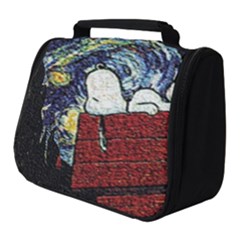 Cartoon Dog House Van Gogh Full Print Travel Pouch (small) by Modalart