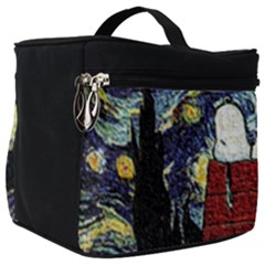 Cartoon Dog House Van Gogh Make Up Travel Bag (big) by Modalart