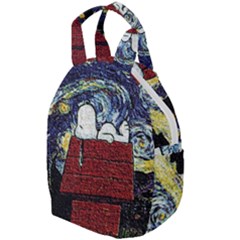 Cartoon Dog House Van Gogh Travel Backpack by Modalart