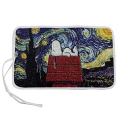 Cartoon Dog House Van Gogh Pen Storage Case (s) by Modalart