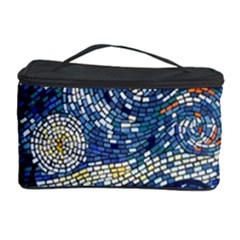 Mosaic Art Vincent Van Gogh Starry Night Cosmetic Storage Case by Modalart