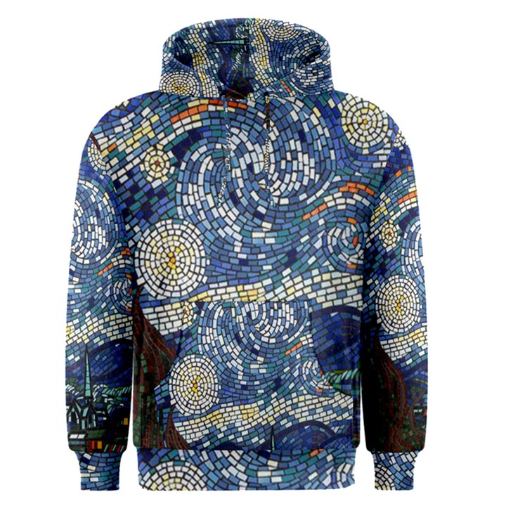 Mosaic Art Vincent Van Gogh Starry Night Men s Core Hoodie