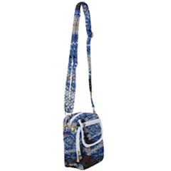 Mosaic Art Vincent Van Gogh Starry Night Shoulder Strap Belt Bag by Modalart