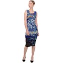 Mosaic Art Vincent Van Gogh Starry Night Sleeveless Pencil Dress View3