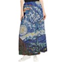 Mosaic Art Vincent Van Gogh Starry Night Maxi Chiffon Skirt View1