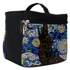 Mosaic Art Vincent Van Gogh Starry Night Make Up Travel Bag (small) by Modalart