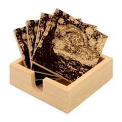 Mosaic Art Vincent Van Gogh Starry Night Bamboo Coaster Set by Modalart