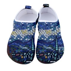 Mosaic Art Vincent Van Gogh Starry Night Kids  Sock-style Water Shoes by Modalart